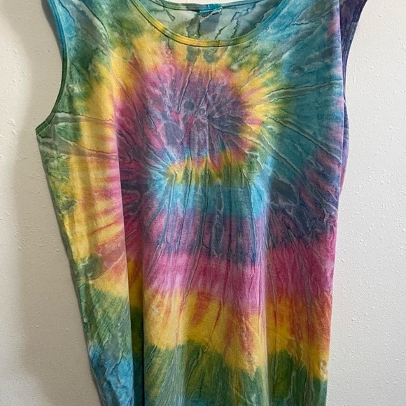 Vintage Common Thread tie-dye tank top - Picture 2 of 4